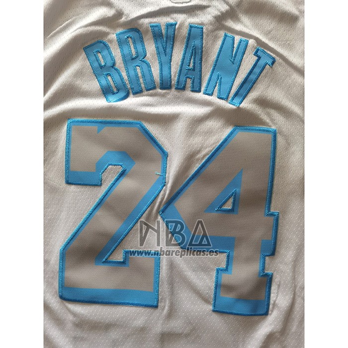 Camiseta Los Angeles Lakers Kobe Bryant NO 24 Ciudad 2020-21 Blanco